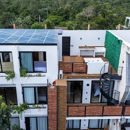 Family In Apartment Tulum