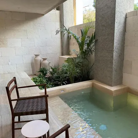 Luxury 1br With Private Terrace Pool In Aldea Zama Apartment *