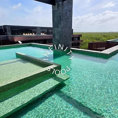 Private Jacuzzi In Zone - Sea View Rooftop Pools & Included Apartment Tulum