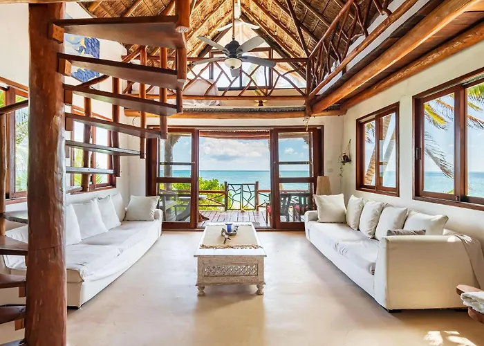 Amazing Eco Palapa At Private Beach In Sian Kaan.