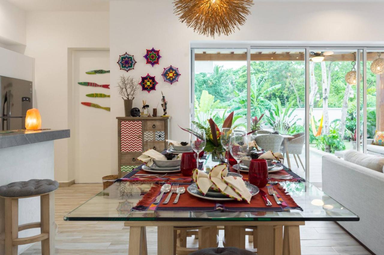 Chic & Mexican Villa, A True Oasis Pool, Security Holiday home Tulum