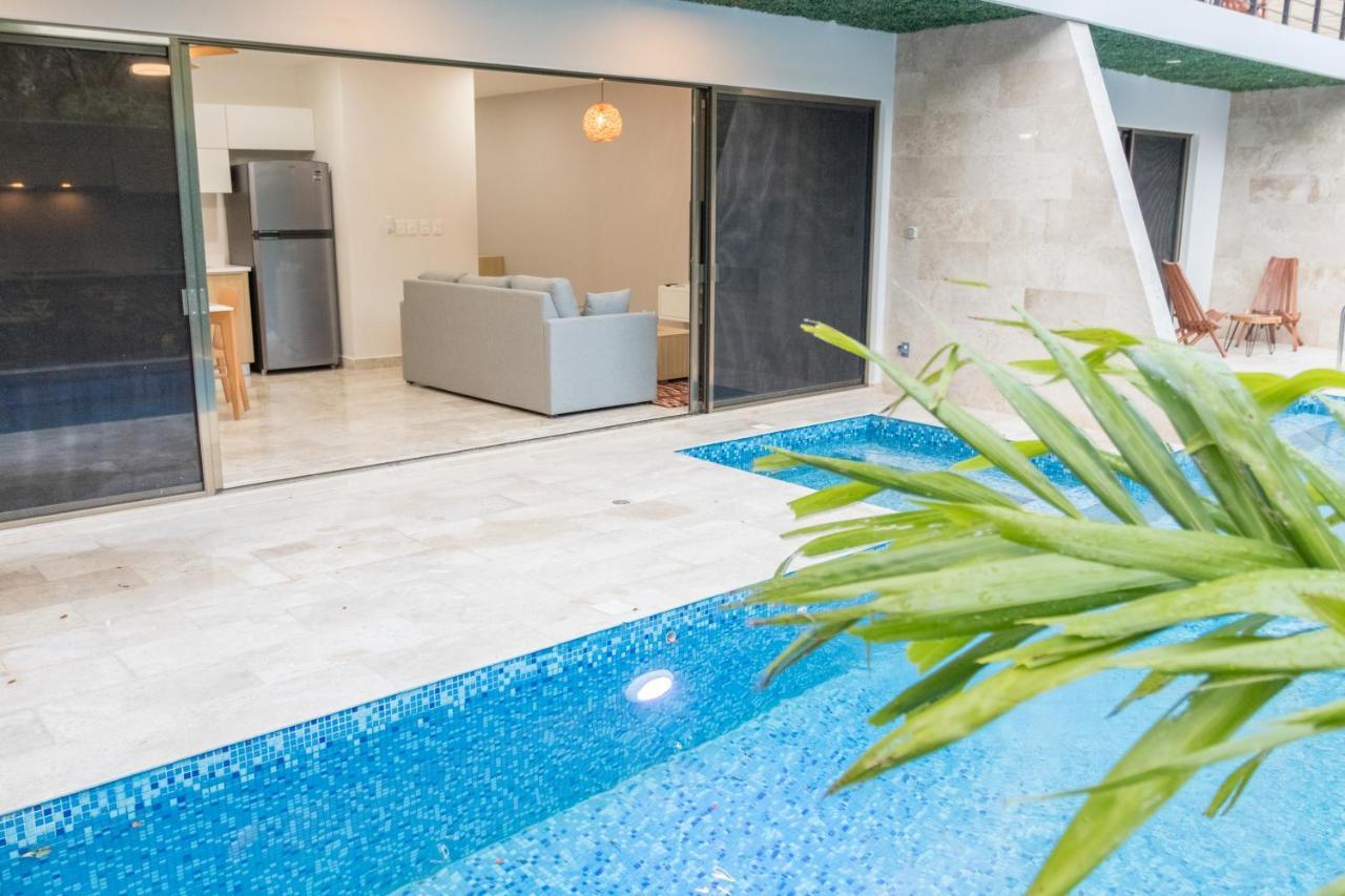 Wonderful & Incredible 2br Aldea Zama Swimming Pool, Terrace With Swim Up Apartment *