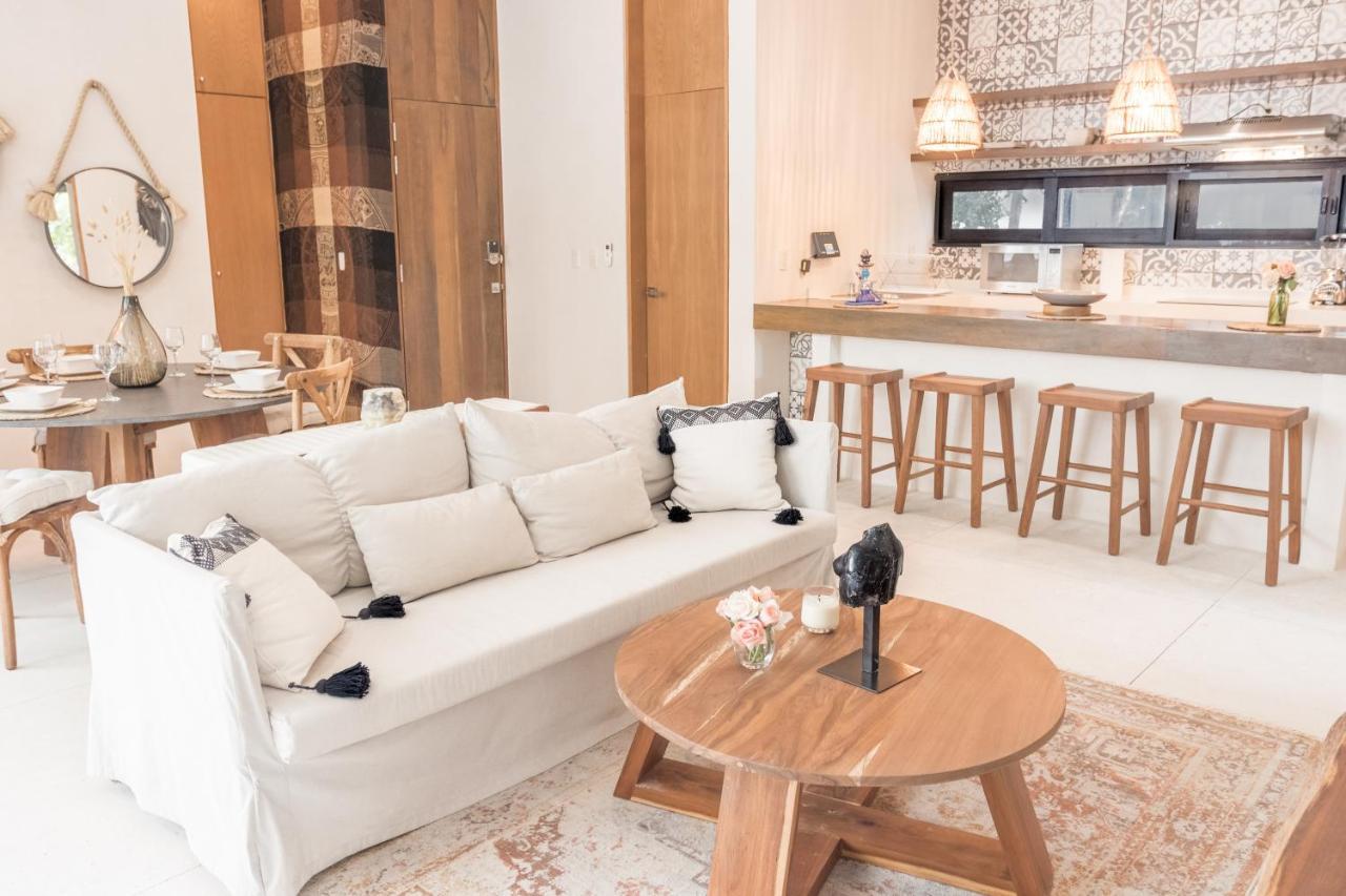 Apartamento Lovely & Boho-style 2br Aldea Zama Insta-worthy Pool, Uncovered Patio & Terrace *