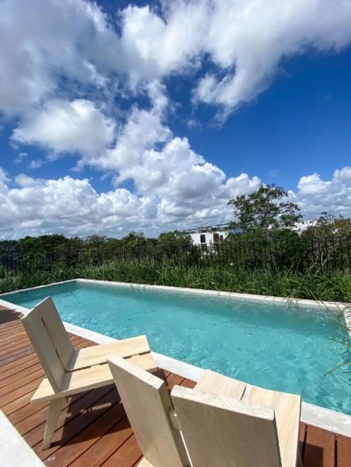 In Aldea Zama With Private Pool-transportation Included! Apartment Tulum