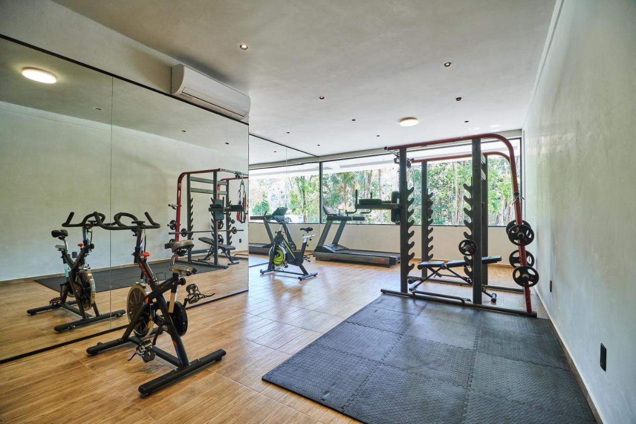 Apartment Elegant Trendy In With Infinity Pool, Breathtaking Jungle View & Bottle Of Wine Per Tulum