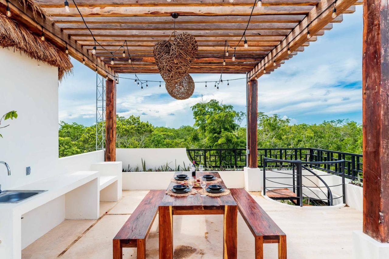 Apartment 2br Luxury Penthouse With Heated Jacuzzi Rooftop Pool - Amar 203 Tulum