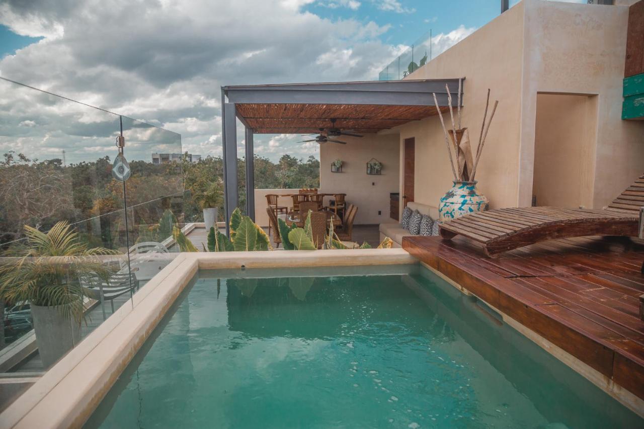 Stylish & Luxury Penthouse & Apartment, Private Pool, Private Hot Tub, Terrace And Roof At Jungle *