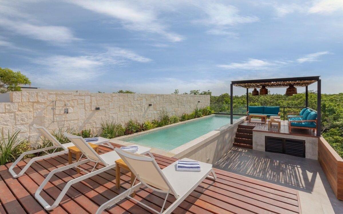 Tropical 1brm Private Pool Garden Tulumaldea/ Zama Tulum