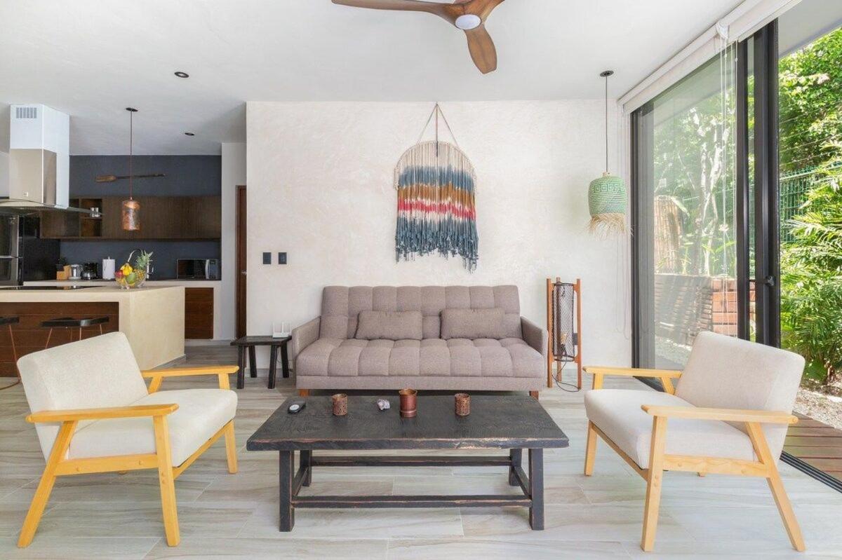 Tropical 1brm Private Pool Garden Tulumaldea/ Zama Apartment