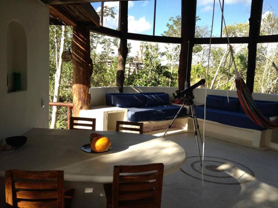 Exotic Eco House In Jungle With Private Cenote Сasa de vacaciones