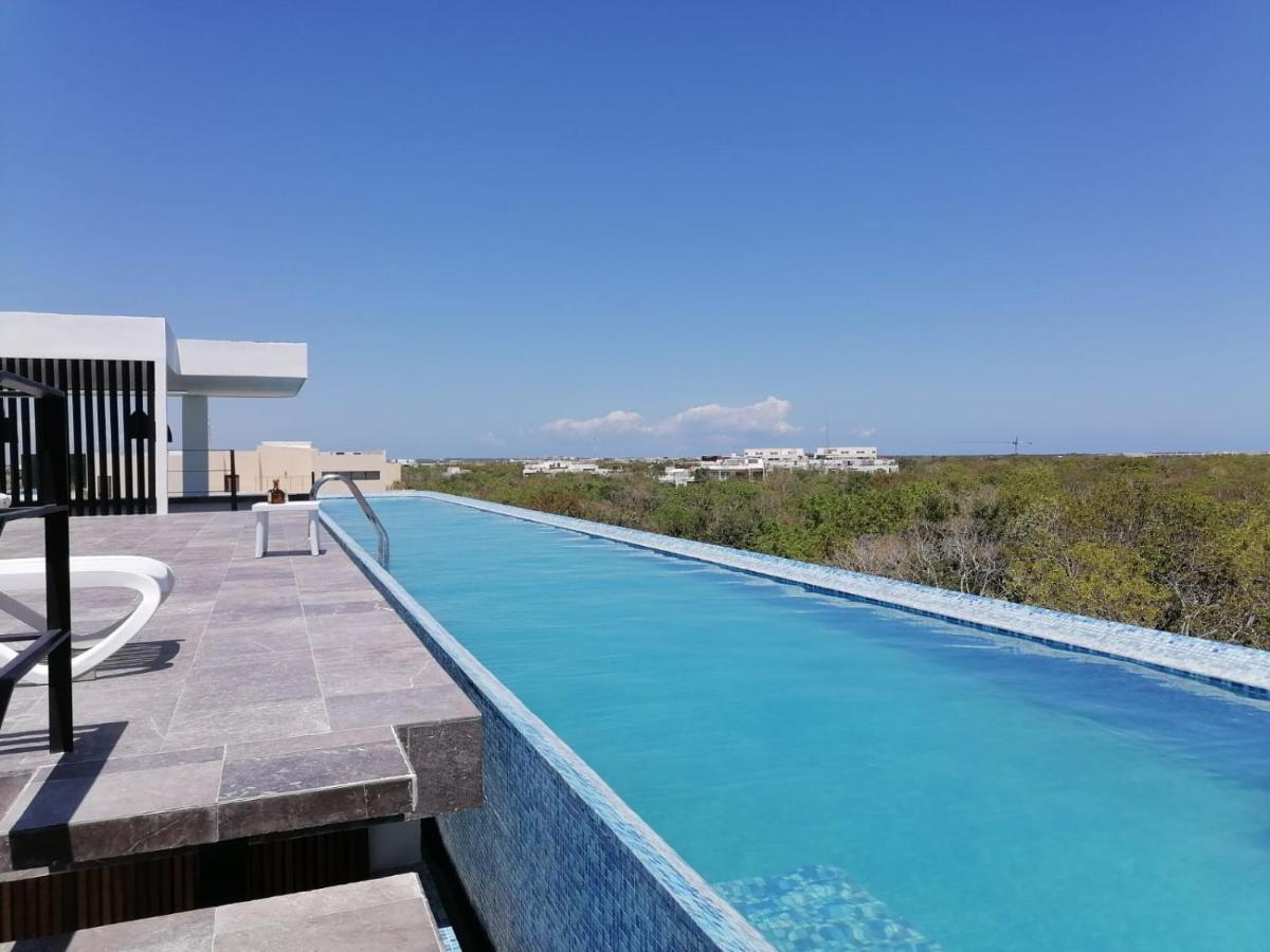Modern With Infinity Pool Aldea Zama Apartment *