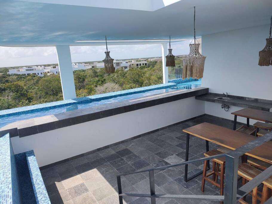 Centrico Estudio Con Balcon En Aldea Zama I Elena214