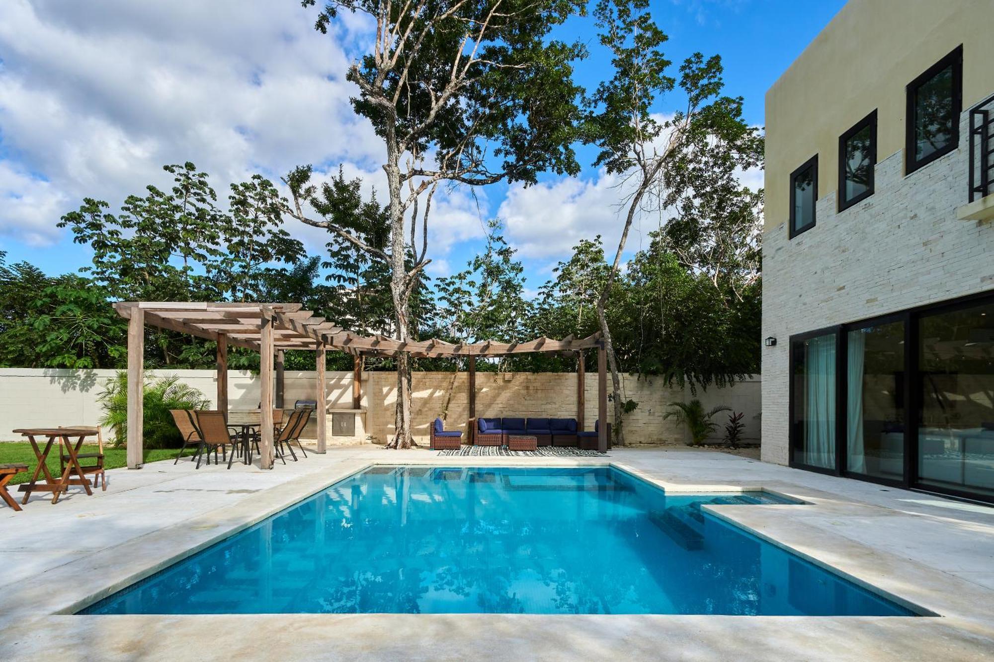 Tortuga Lux 4 Bdr Big Garden*pool *cenote * Tulum