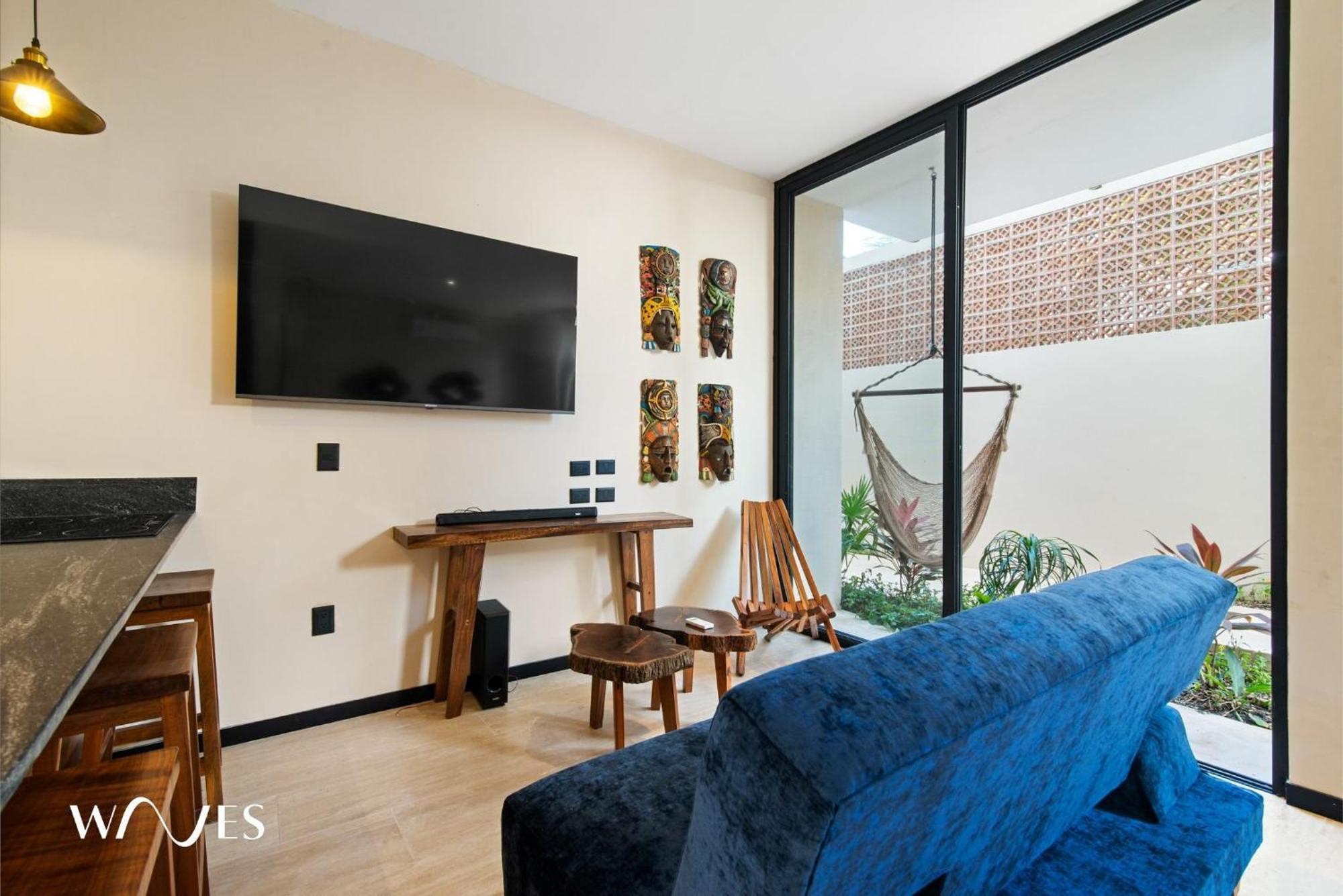 Apartment Estilo Boho Chic | Centrico | Roof Garden Tulum