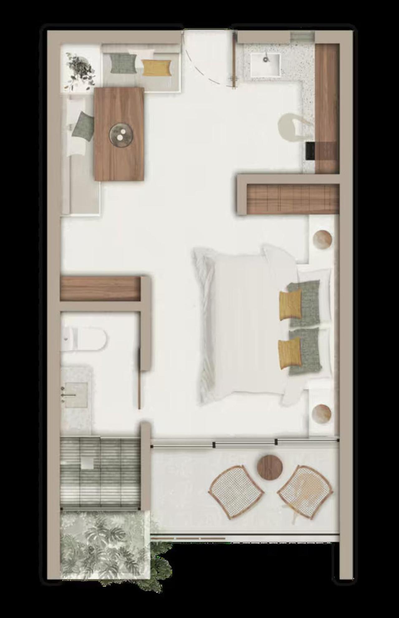 Fast Wi-fi 1br In With Pool, Restaurant, Gym Apartment