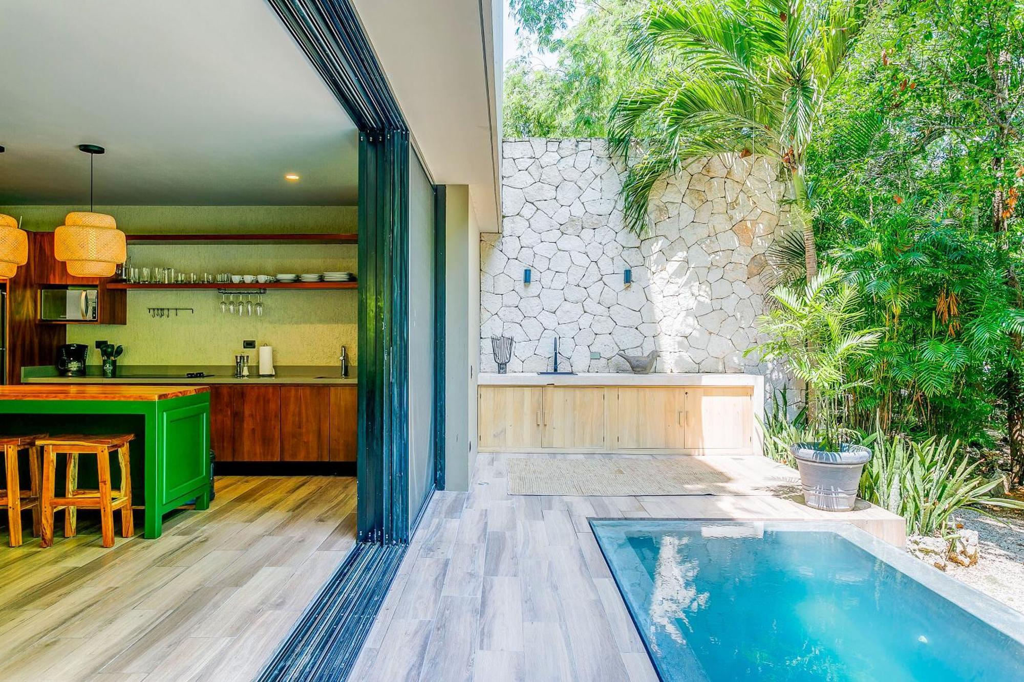 Apartamento Luxurious Oasis Jacuzzi With Art Gallery And Pool Tulum