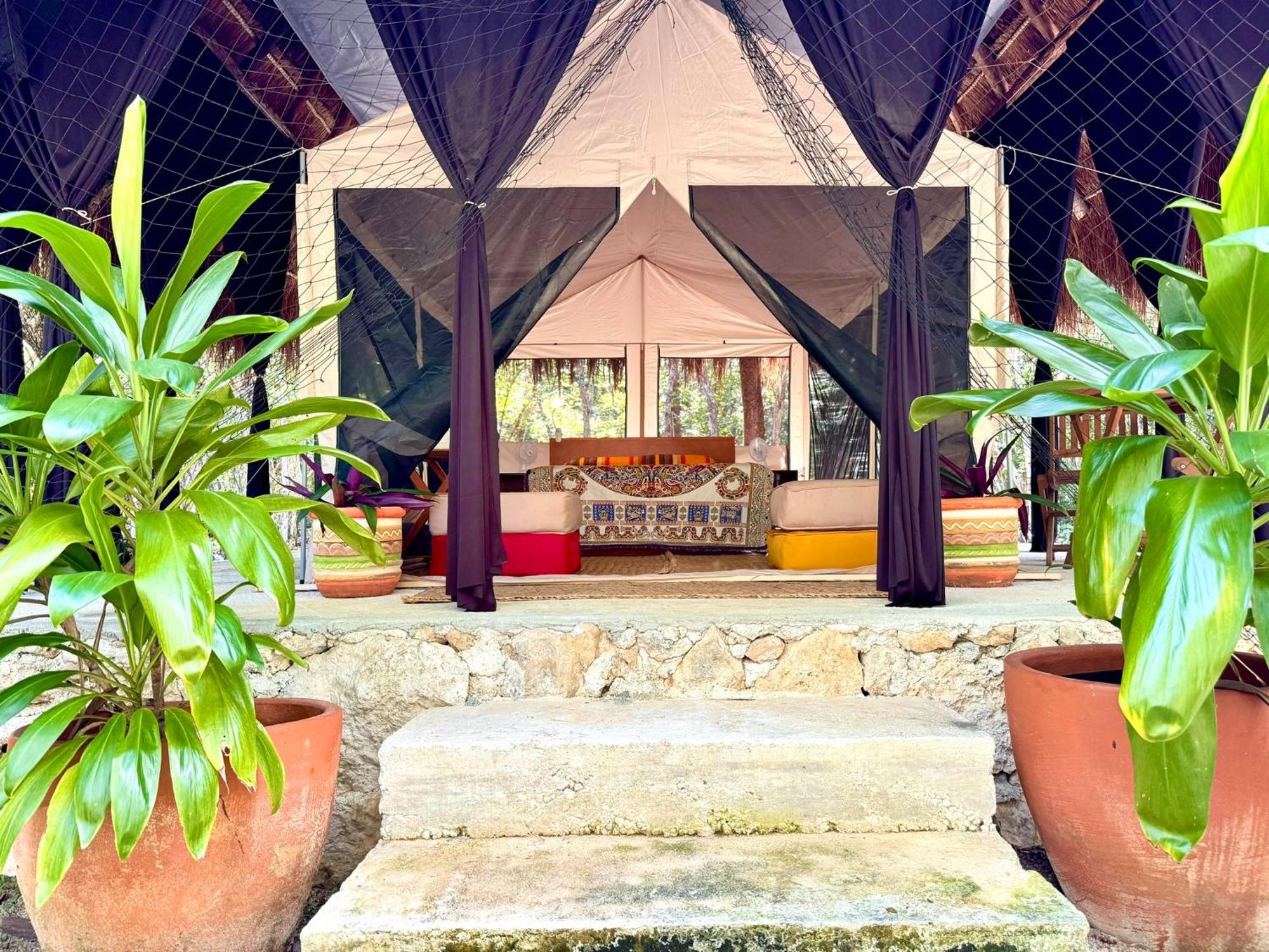 Acampamento Glamping Bunga Lotus Tulum