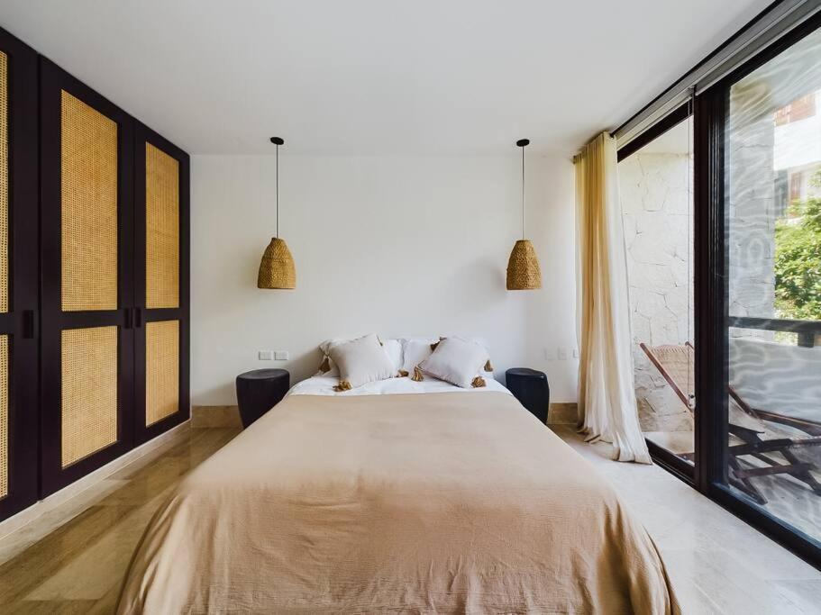 Omara 306 Luxe 2 Bdr Pooltable Great Pool Apartment Tulum