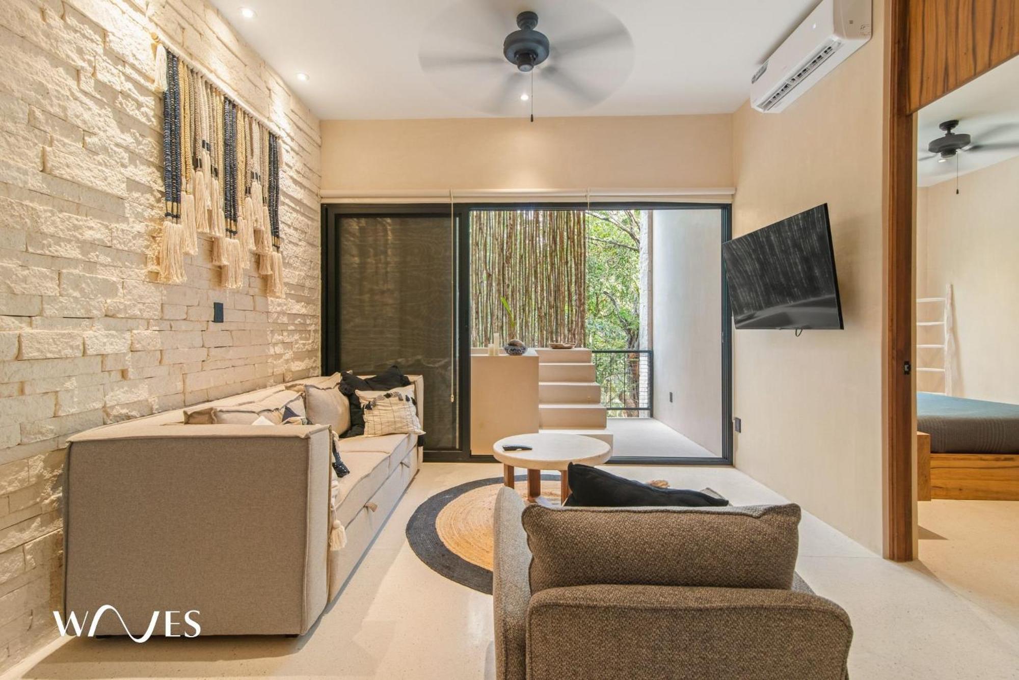 3 Rec. C/piscina Privada | Espacioso | Gym Apartment Tulum