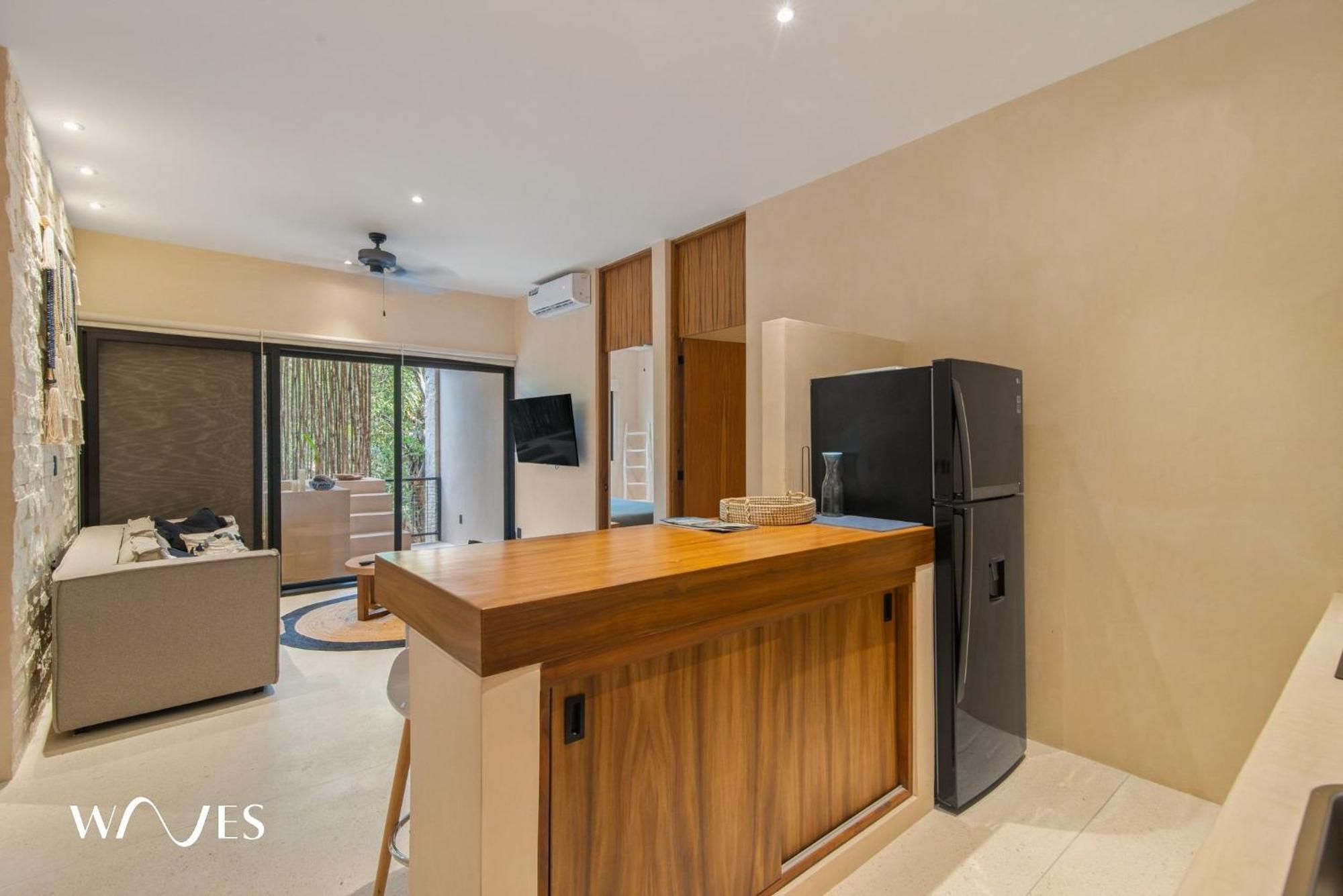 3 Rec. C/piscina Privada | Espacioso | Gym Apartment Tulum
