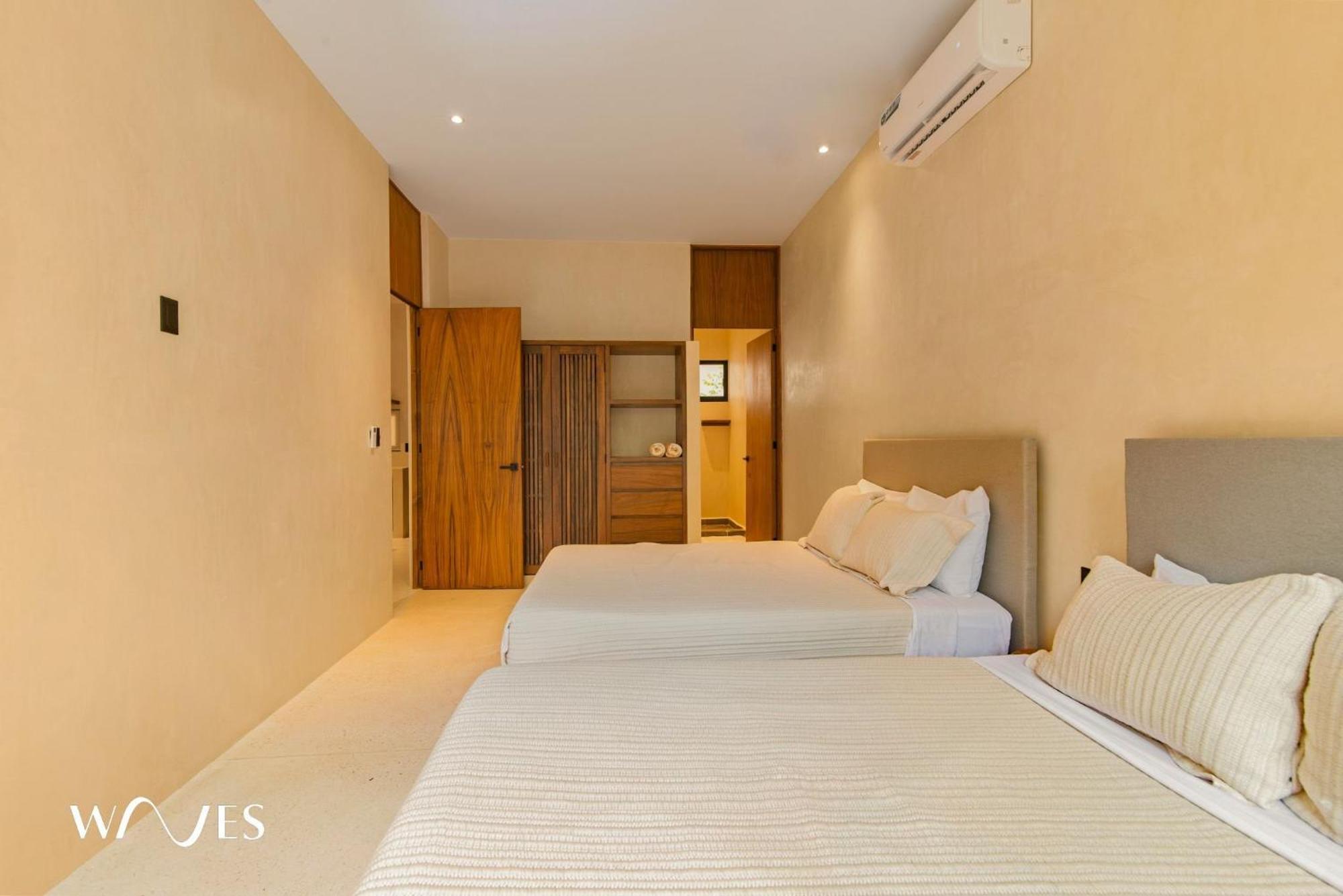 3 Rec. C/piscina Privada | Espacioso | Gym Apartment Tulum