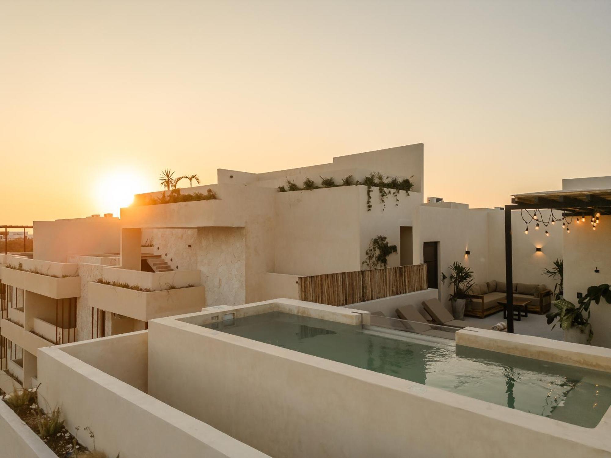 Apartment Deluxe 2-story Penthouse Pool & Bbq Rooftop Tulum