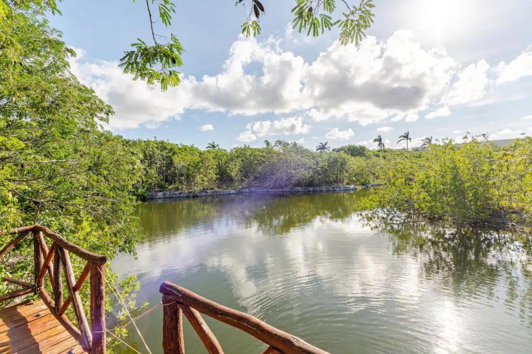 Departamento 6, Country Home, Con Muelle De Pesca, Club De Playa, Alberca, Cenote Y Campo De Golf, Contrata Day Pass Bahia Principe Apartment