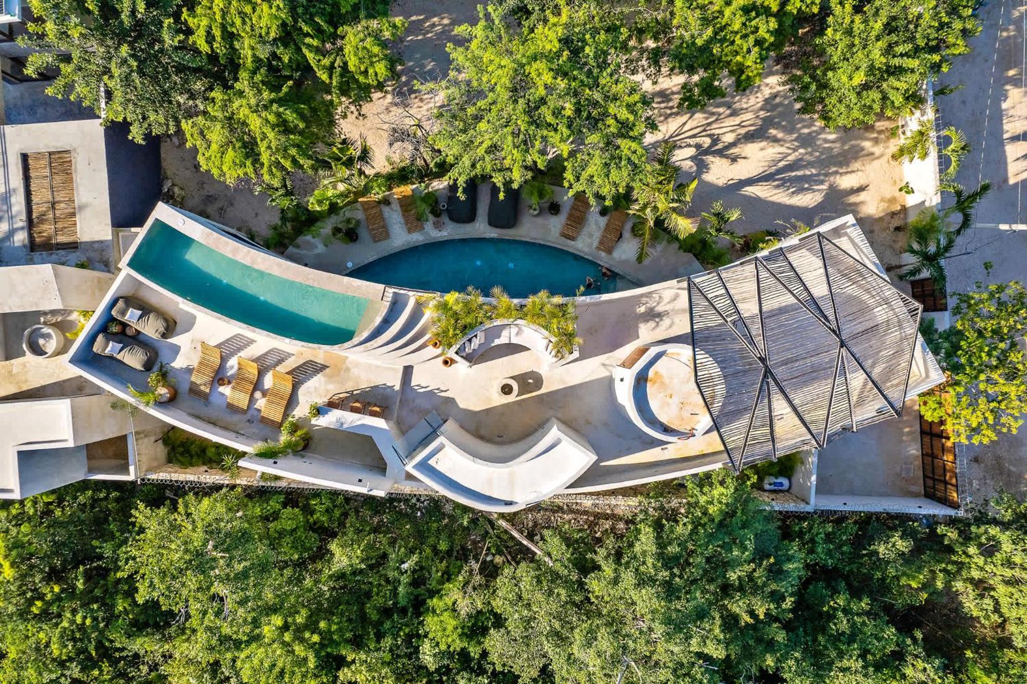 Majestic Jungle With 2 Pools & Rooftop Bbq Villa Tulum