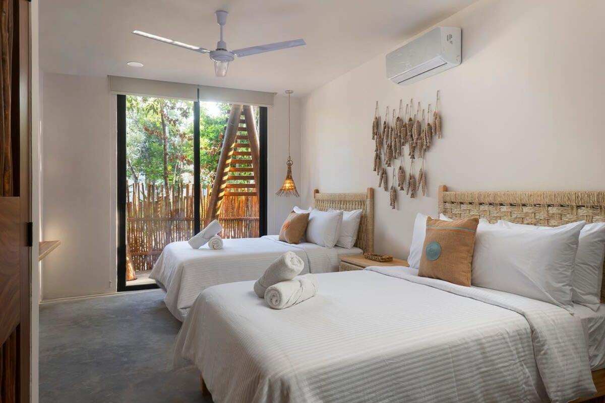 4Br Jungle Villa With Jacuzzi In Private Gated Community Tulum