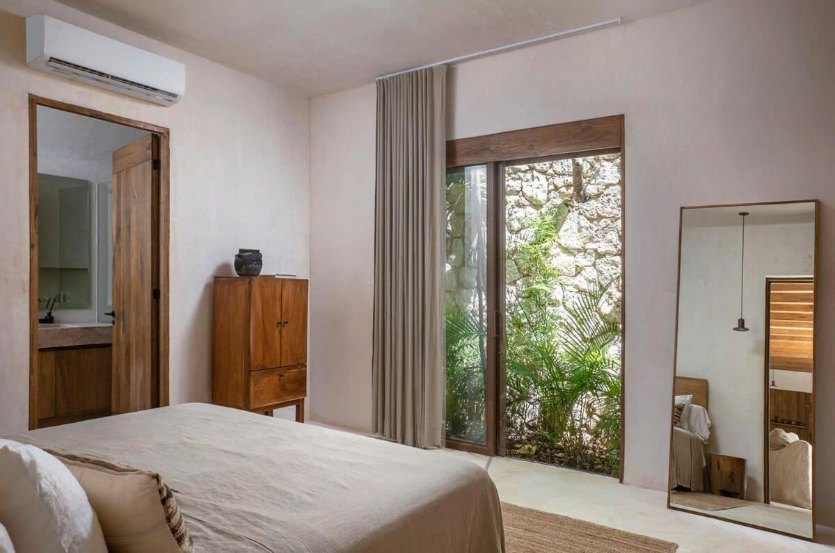 Boho 3br Organic Design Gated & Rooftop Tulum