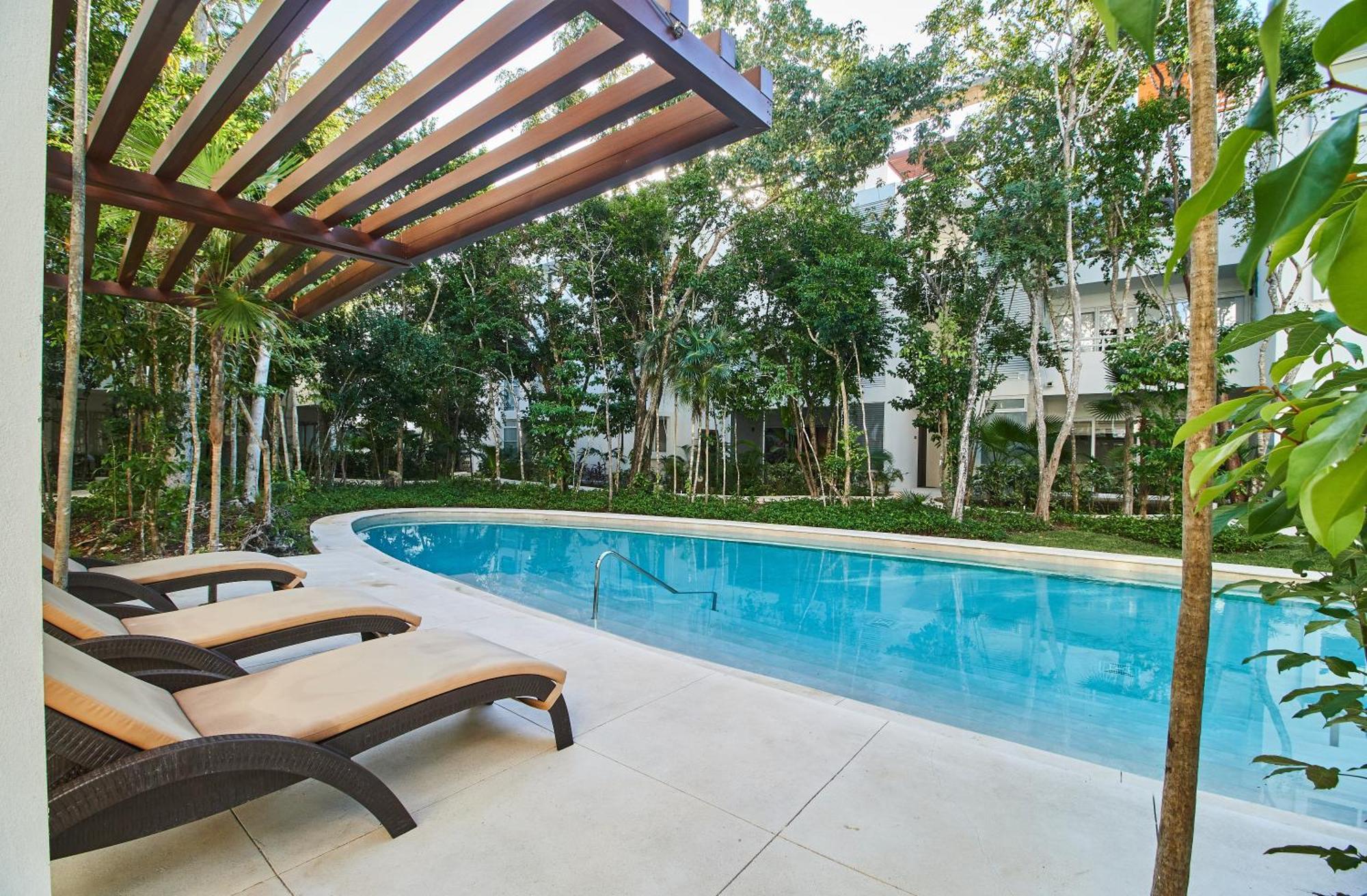 2br 2ba With 2 Pools, Gym, Yoga Deck And Bbq Grill * Tulum