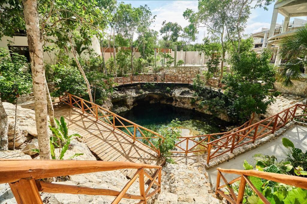 Adora H30 - Luxe Studio W/ Outdoor Tub & Private Cenote Apartment Tulum