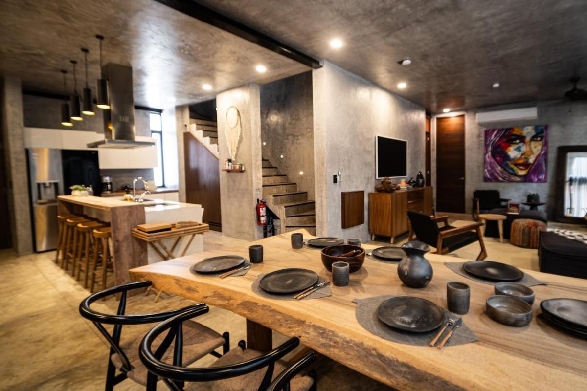 Spacious Luxury Design 5br - 3 Pools & Rooftop, Bbq, Free Bikes, Close To Tulum