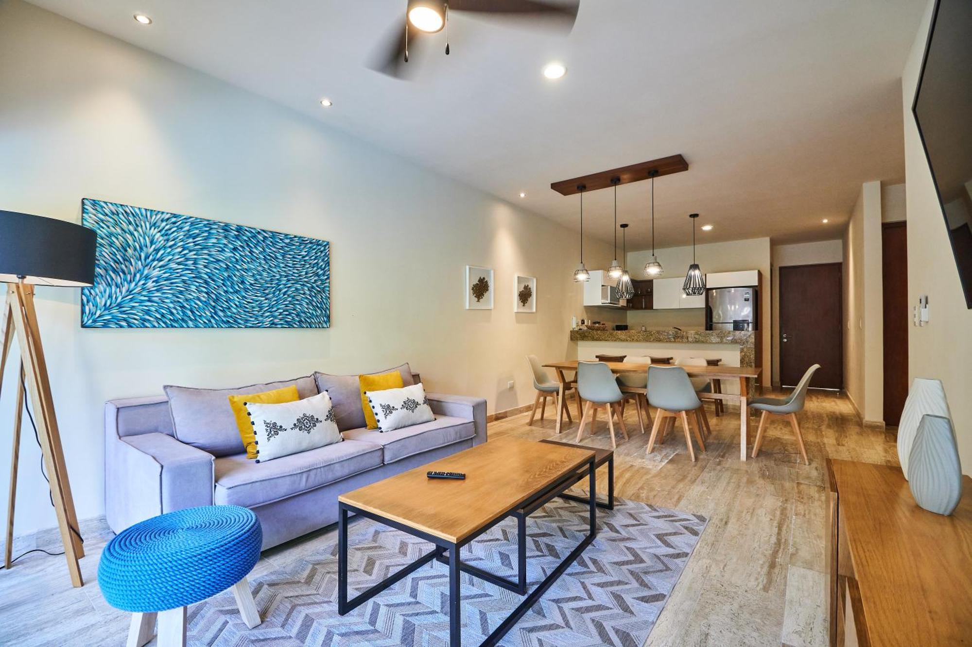 Homely And Equipped 2br With Swim Up Pool In Aldea Zama Apartment Tulum