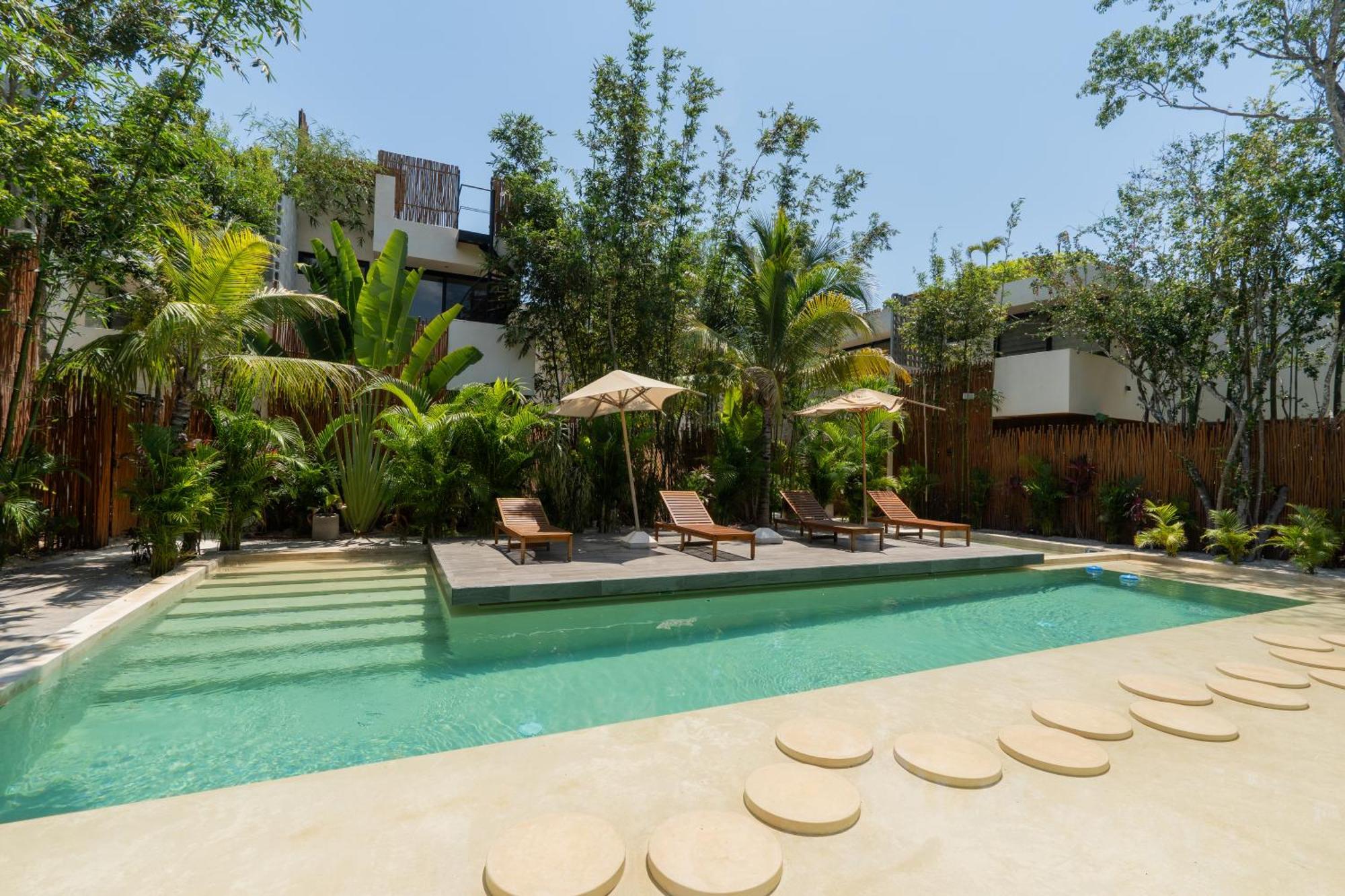 Moonstone - With Private Pool And 24hrs Security & Club Access * Tulum