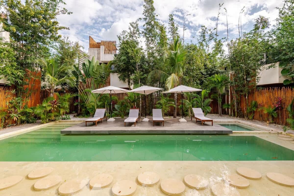 Bambu Con Alberca Privada En Villa
