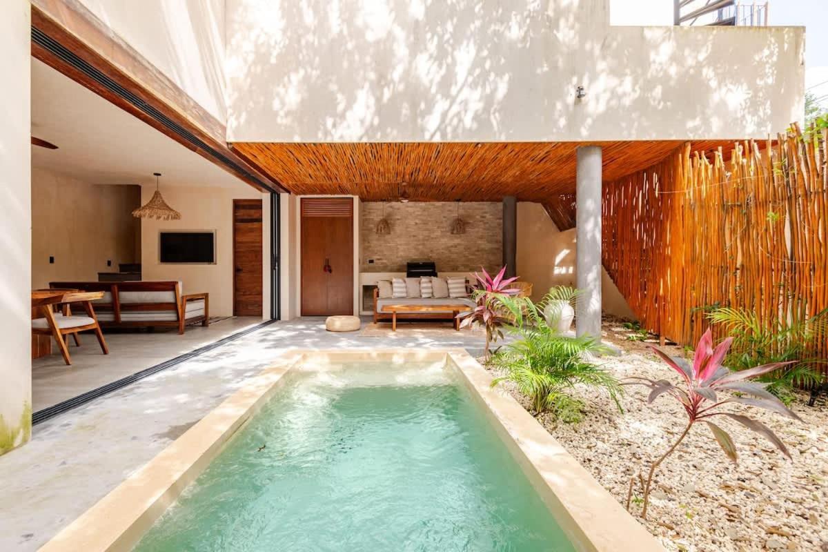 Villa Bambu Con Alberca Privada En *