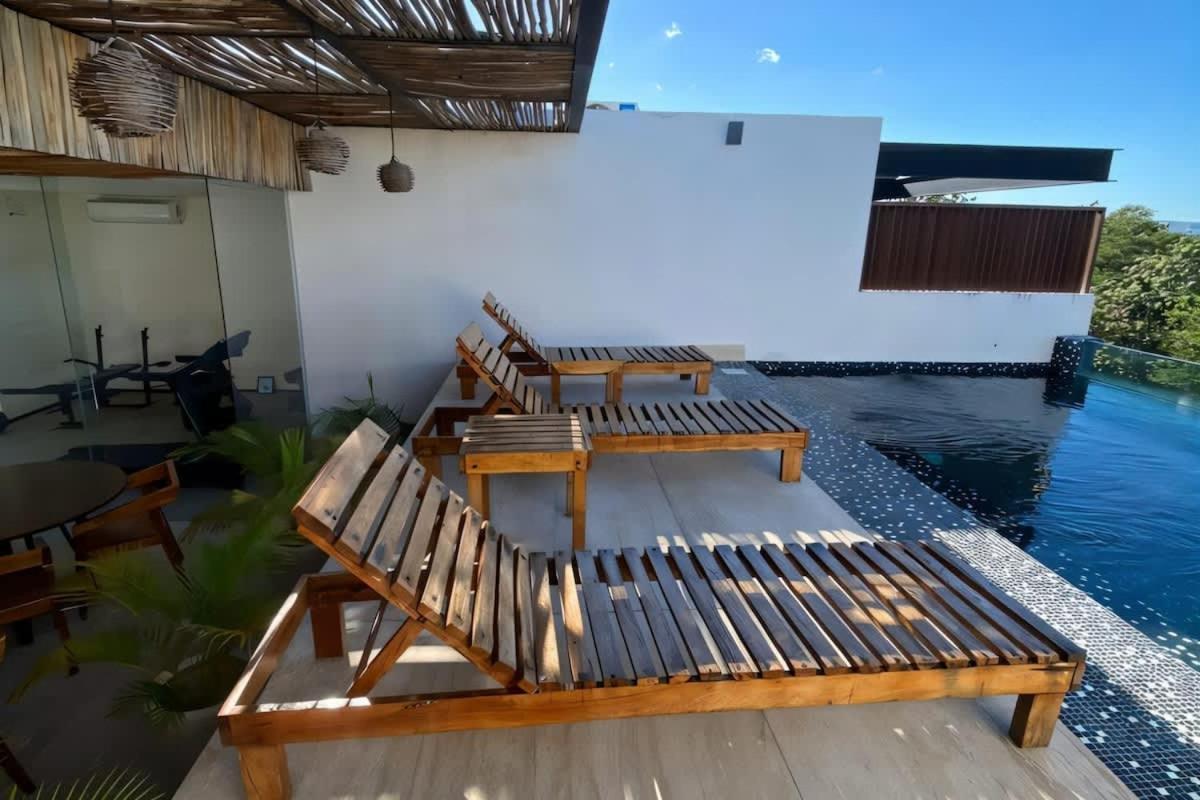 Hyde Master Private Balcony Gym Sunny Pool Apartment Tulum