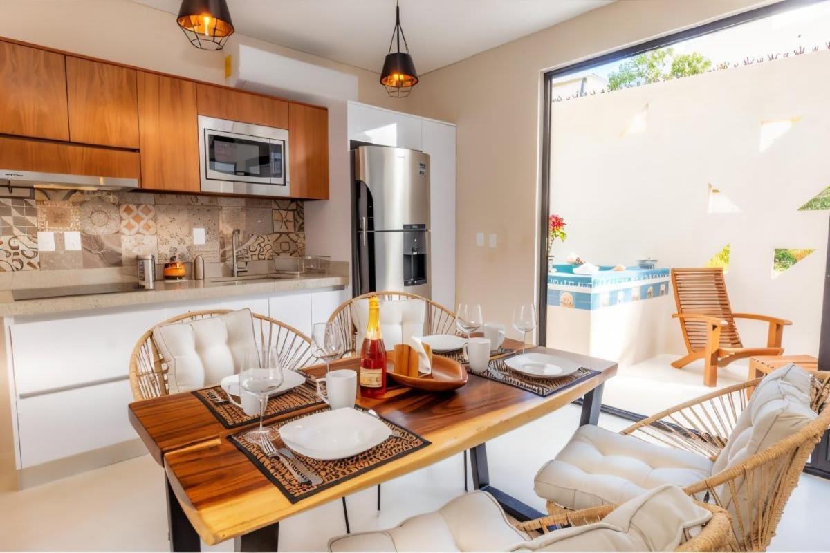 Private Yard & Cool Tub Wifi 1 Bed 3 Guest Apartment Tulum