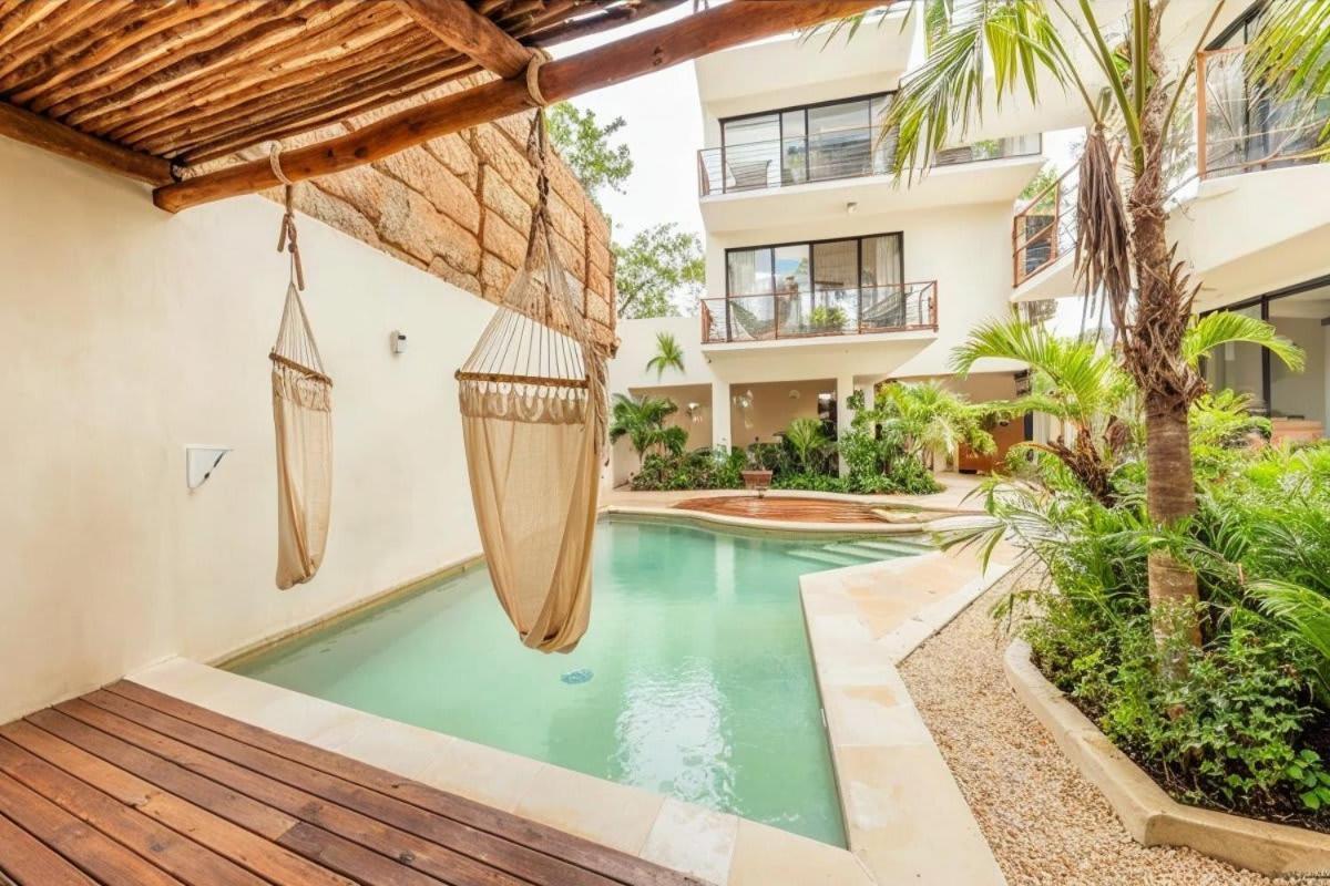 Apartment Private Yard & Cool Tub Wifi 1 Bed 3 Guest Tulum