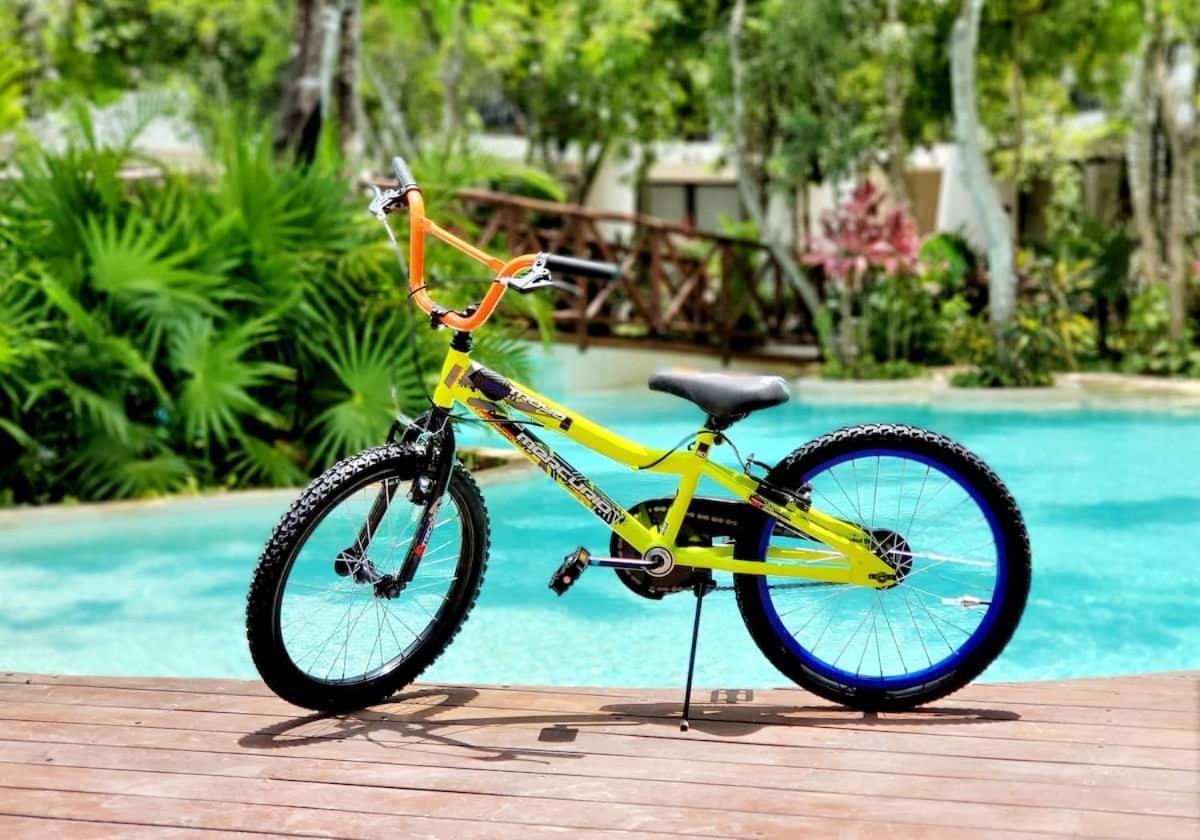 Private Jungle Cool Pool At Dk Dk 500 Mbps Wi-fi 3 Bikes King Bed Tulum