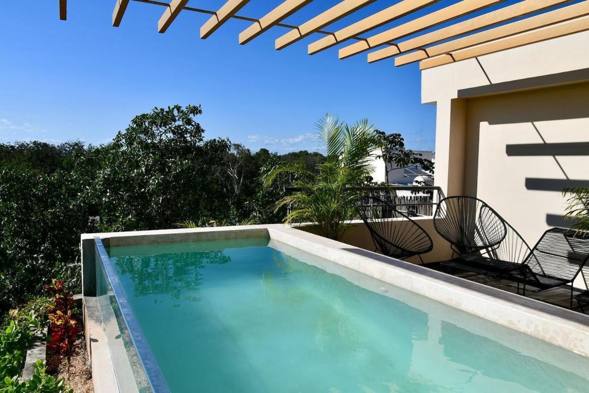 3-bedroom With Private Pool, Terrace And Bbq Tulum