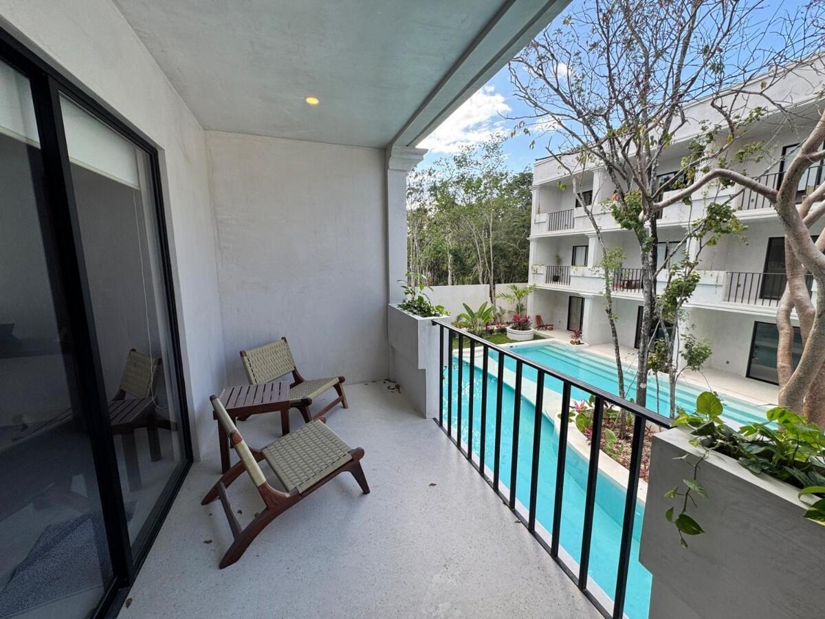 Apartment Jungle Loft With Pool And Rooftop Near And Cenotes And Dowtown! Fast Wifi! Perfect For Expats