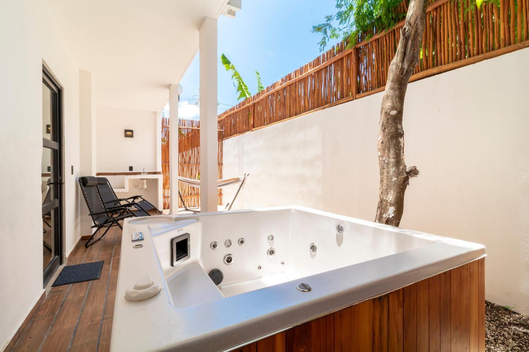 With Private Rooftop In Tulum, 2 Br
