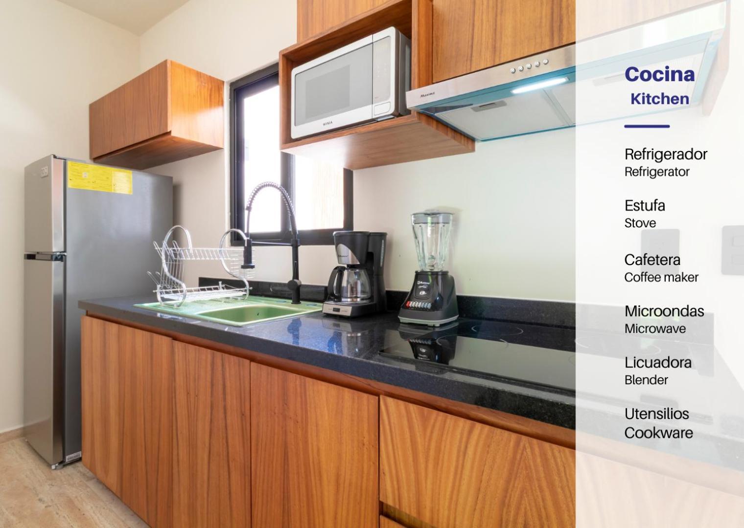 With Private Rooftop In Tulum, 2 Br Apartment *