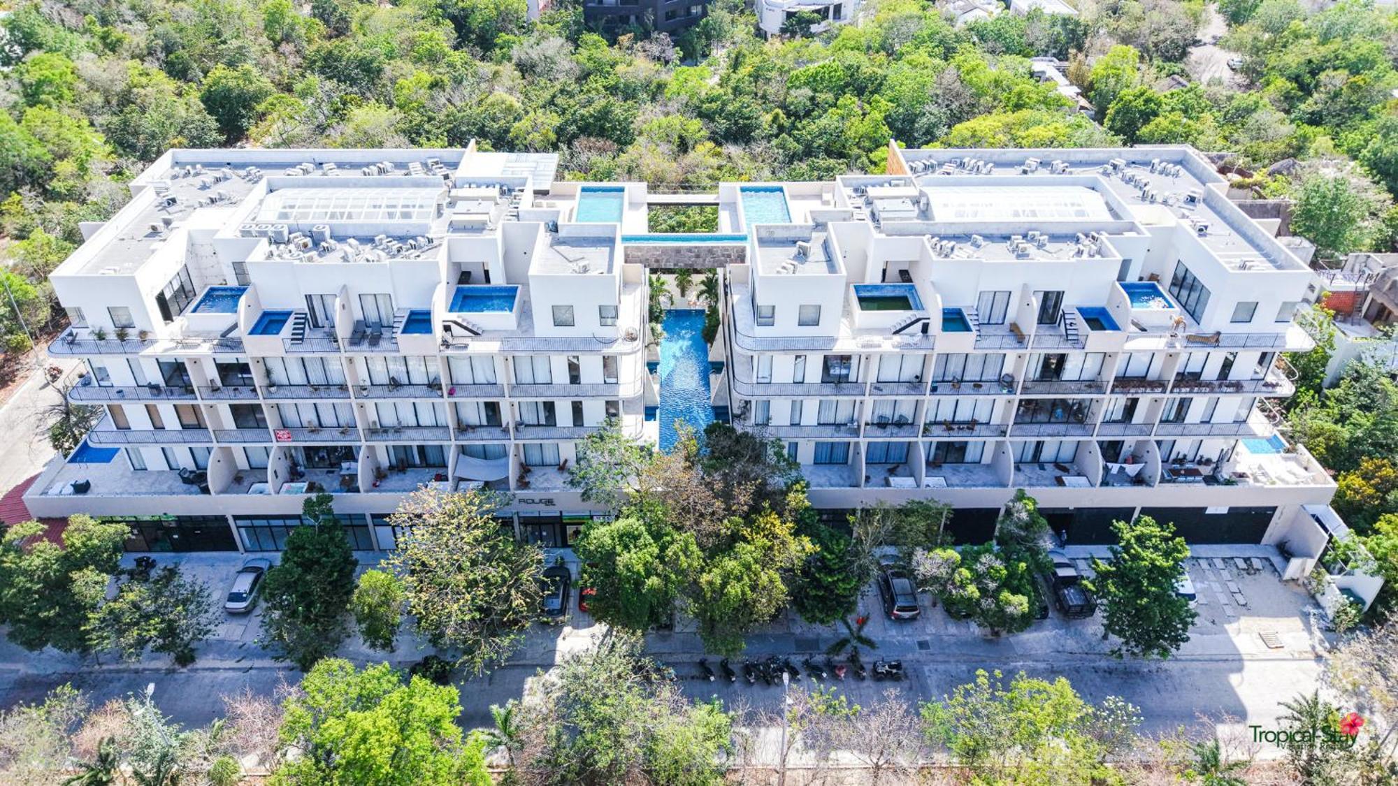 Aldea Zama King Bed Sofa Kitchen Full Gym Wifi Cinema Apartment Tulum