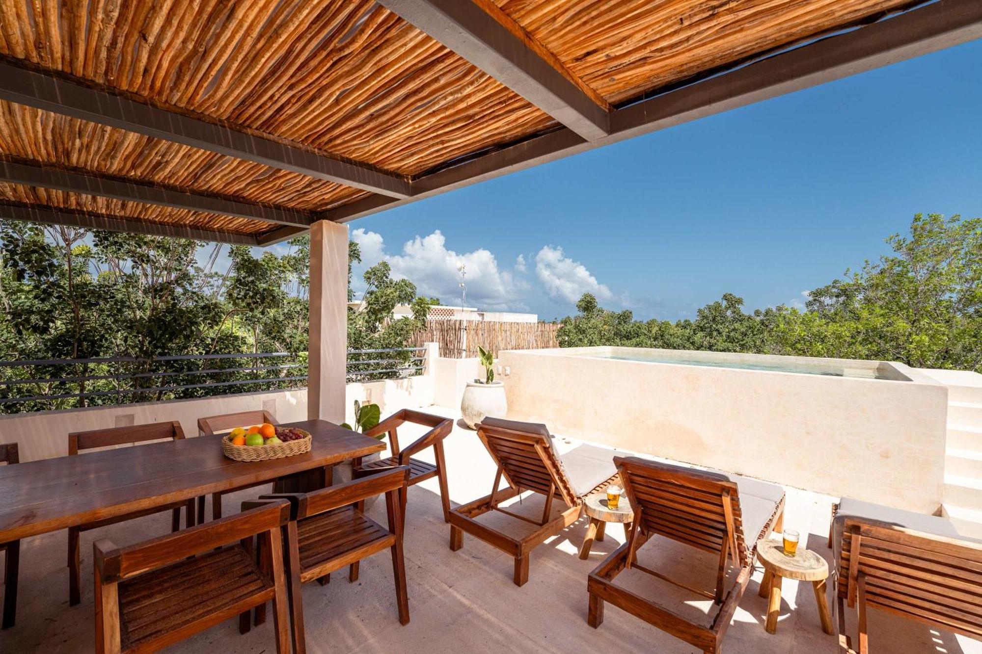 Ahal Luxe 3br Penthouse Haven With Private Rooftop Pool & Plunge Pool Tulum