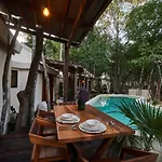 Exclusive & Private Villa In Tulum With An Authentic Design, Private Patio, Swimming Pool & Hammocks
