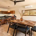 Enchanting Apartment In Aldea Zama, Private Terrace With Plunge Pool, Shared Swimming Pool