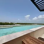 New Studio P-3, Pool And Rooftop In Aldea Zama Ir10